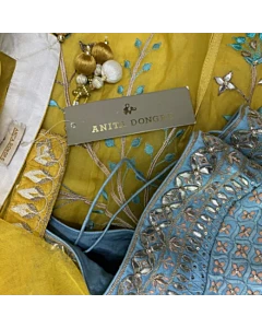 Anita Dongre Yellow Lahenga