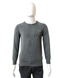 Burberry TB Pattern Sports Gray Sweatshirt