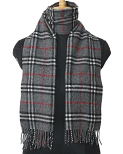 Burberry Grey Nova Check Scarf