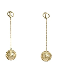 Christian Dior Secret Cannage Mise En Dior Drop Earrings