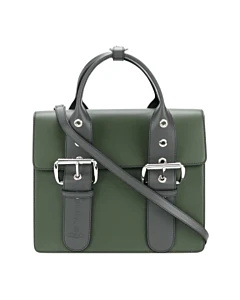 Vivienne Westwood Green Leather Alex Shoulder Bag