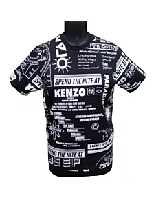 Kenzo Black Bold Flyers T-Shirt