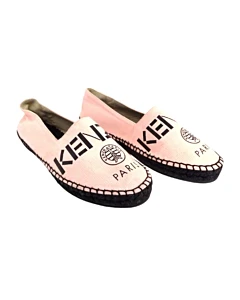 Kenzo Paris Pink Suede Espadrille Shoe