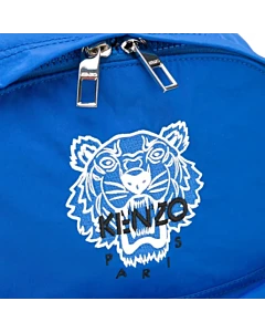 Kenzo Tiger Blue Nylon Backpack