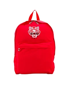 Kenzo Tiger Red Nylon Backpack