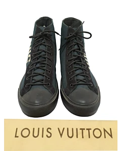 Louis Vuitton LV Tattoo Fragment High Top Sneaker Boot