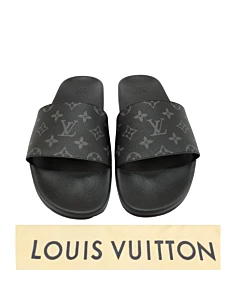 Louis Vuitton Monogram Eclipse Waterfront Mule