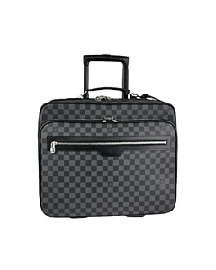 Louis Vuitton Damier Graphite Canvas Pilot Case Luggage Bag