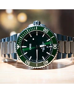 Oris Aquis Date Green Dial Steel Automatic