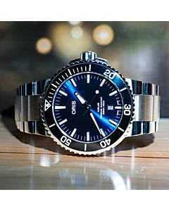 Oris Aquis Date Blue Dial Steel Automatic