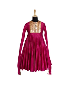 Rohit Bal Fuschia Suit with Gota work