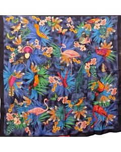 Salvatore Ferragamo Birds Print Scarf