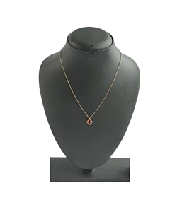 Van Cleef & Arpels Vintage Alhambra pendant Carnelian 18K Yellow Necklace